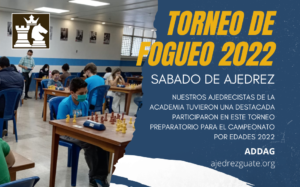 Read more about the article Vibrante jornada de ajedrez en el Torneo de Fogueo 2022